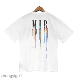 Haikyuu Mens T-shirts Colourful Letter Print Brand Men Short-sleeved T-shirt Designer Outfits Tee Shirt Homme Spring O-neck Tshirt