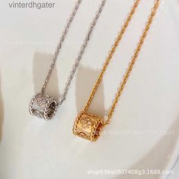 Top Quality Original 1to1 Designer Necklace Vgold Plated Kaleidoscope Necklace with Diamond Inlay Light Luxury Highend Cnc Precision Senior Designer Jewelry