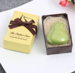 Wedding favors The Perfect Pair Scented Pear Soap Decorative Baby Showers Soaps Party Gifts8799603