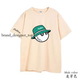 2024 Malbon Men's Tshirts Designer Golf Tshirt Men Women Summer Top Level Popular Cotton Top Bucket Hat Short Sleeve Fashion Leisure Couple Loose Clothing 2679