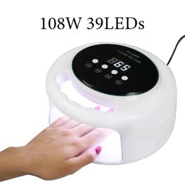 Medicine 108w Uv Led Lamp for Nails Gel Dryer for Manicure Nail Lamp with Motion Sensing Fast Curing Nail Gel Polish Lamp