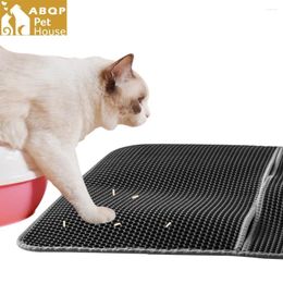 Cat Carriers Pet Litter Mat Double Layer Waterproof Bed Pads For Cats House Clean Super Light Easy To Carry Smooth Surface