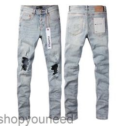 Jeans viola jeans buco ginocchio azzurro slim fitywpf