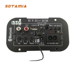 Radio SOTAMIA Subwoofer Amplifier Audio Board 20120W Car Bluetooth Power Amplifiers 12V 24V 220V With FM Radio DIY 58inch Speakers