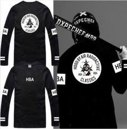 new long sleeve t shirt Hood By Air RADIOACTIVE HBA t shirt Hba Classics tee shirt 6 color 100 cotton1624348