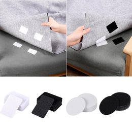 Bath Mats 5Pairs Anti-Slip Sticker Self-adhesive For Carpet Blanket Keep Sofa Bed Sheets Tidiness Fixed Stickers Home Antiskid Mat Pads