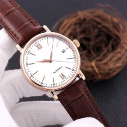 Luxury Men Watch High Quality Leather Six Needle Automatic Mechanical Watch Sapphire Designer Men Watch 40mm Stainless Steel Watch Fashion Classic Watch