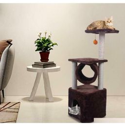 Black Friday 36quot Cat Tree Bed Furniture Scratch Cat Tower Post Co qyltCa bdenet3458802