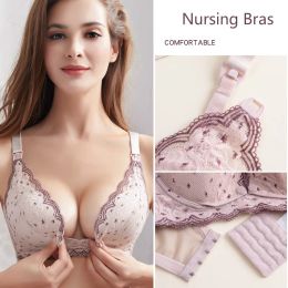 Dresses Sexy Maternity Nursing Bra Pregnant Breastfeeding Bra for Pregnancy Women Underwear Breast Feeding Bra Soutien Gorge Allaitement