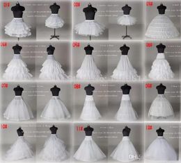 10 Style Cheap A Line White Ball Gown Mermaid Wedding Prom Bridal Petticoats Underskirt Crinoline Wedding Accessories Bridal slip 4583711