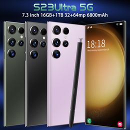 S23Ultra 5G Android Smartphone Touch screen Color screen Galaxy S23 7.3-inch HD screen Gravity sensor supports multiple languages