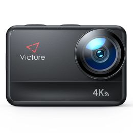 Cameras Victure AC940 Action Camera 4K 60FPS 8M Bare Machine Waterproof 20MP Touch Screen EIS Remote Control with 1350mAh Batteries