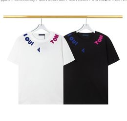 2024 Designer Men's T-shirt Unisex Women's Fashion Loose cotton short sleeve letter Print T-shirt Hip Hop Street Wear T-shirt size M-5XL