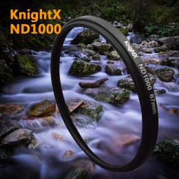 Accessories Knightx Nd1000 Filter 52mm 58mm 67mm Neutral Density Nd 1000 for Canon Nikon Eos Digital Camera Lens D3300 1200d Photo 1300d