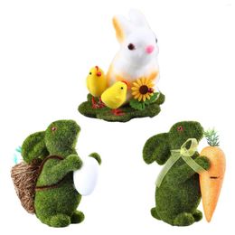 Garden Decorations Easter Ornament Gift Craft Table Decor