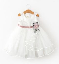 Girl039s Dresses Baby Girl White Dress Flower Tulle TuTu Kids Clothes Children Clothing Princess Wedding Summer Casual WearGirl7400561