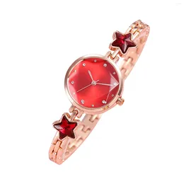 Wristwatches Ladies Star Bracelet Watch Elegant Woman Female Casual Watches Atmosphere Accesorios Para Mujer