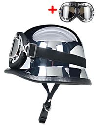 Motorcycle Helmets World War II German Style Helmet Capacetes Open Face Retro Cascos Para Moto1447146