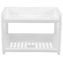 Storage Boxes Desktop Organiser Shelf Cosmetics Display Toiletries Bathroom Plastic Double-layer Rack Student