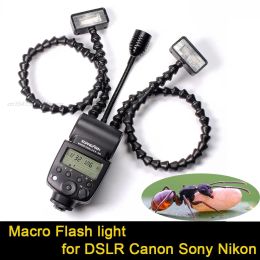 accessories K909 K909 Camera Ro Flash Light Flexible Ro Led Speedlight Dual Flash Light Flash for All Canon Sony Nikon Olympus 2