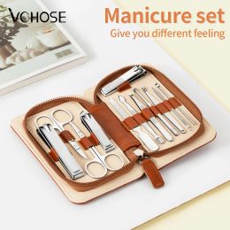 Guns New 12 in 1 Nail Clipper Set Nail File Eyebrow Removal Nail Scissors for Trimming Fingernail Care Tool Manicure Set Best Gift