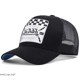 VON American Truck Driver Hat Mens and Womens Baseball Hat Mesh Hat Mesh Hat Von Dutches 895