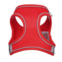 Dog Apparel Harness NO PULL Reflective Breathable Adjustable Pet For Vest ID Custom Patch Outdoor Walking Supplies