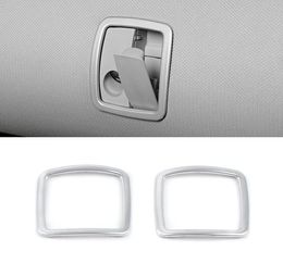 CarMango for Tesla Model Y 20202021 Car Accessories Roof Hook Panel Cover Frame Sticker Stainless Steel Interior Decoration1448014