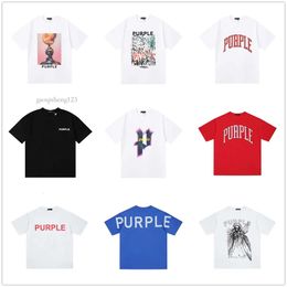 T Shirt Tshirt Shirts Purple Brand Graphic Tee Mens Designer Clothes S M L Xl Gaoqisheng123