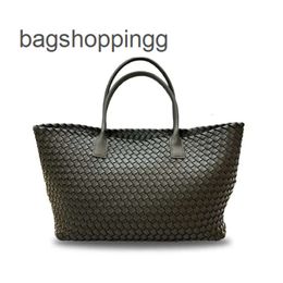 Bottegaas Woven 2023 Underarm Large Cowhide Handheld Basket Extra Lady Bags Cabat Venetas Capacity Female Women Bag Totes Holder New Tote Handbag J2AJ