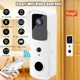 Intercom Tuya 1080P 2MP WiFi Video Doorbell Night Vision Security Camera Doorbell Smart Life Home Outdoor Smart Wireless Doorbell