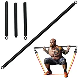 Resistance Bands Workout Bar Fits All With Clip Portable Exercise For Fitness Home Gym Full Body