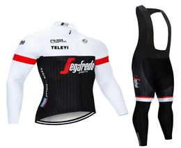 2020 Terking Men Cycling Clothing Ropa Ciclismo Bike Jersey Set Long Sleeve Cycling Jersey Gel Pad Bike Bib Pants Suit4227596