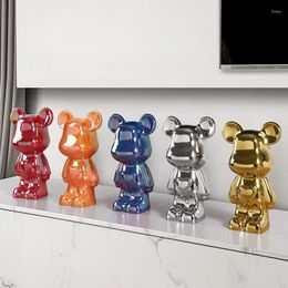 Candle Holders Beihanmei Violent Bear Decoration Living Room Wine Cabinet TV Home Desktop Light Luxury