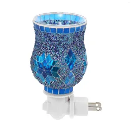 Candle Holders Mosaic Holder Oil Burner Home Wax Lamp Glass Essential Plug-in Light Diffuser