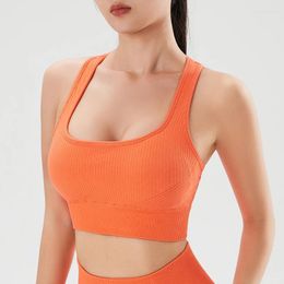 Yoga Outfit Women's Sports Tops Solid Colour Bra Gym Tights Sweat Absorbing Quick Drying Training Clothes Naqiyayabei