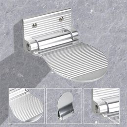 Bath Mats Black/Silver Aluminium Alloy Shoe Shine Pedal Shower Footstool Bathroom Rest Pedestal Anti-slip Home Accessories