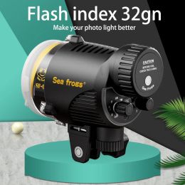 Bags Seafrogs 32gn Super Bright Underwater Strobe Camera Flash Light 100meters Waterproof Fill Light for Diving Photographic Lighting