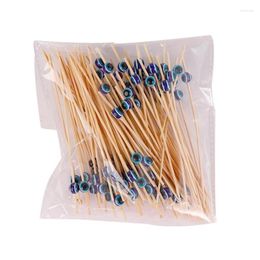 Disposable Flatware 100 Pack Party Cupcake Fruit Forks Cake Dessert Cocktail Toothpicks For Bar