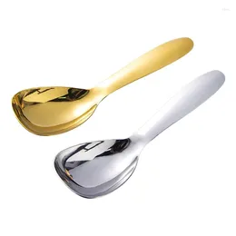 Spoons Large Soup Rice Servers Ladles Oil Skimmers Thick Short Handle Dinner Cooking Kitchen Utensils