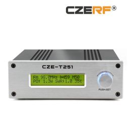 Radio CZET251 Long Coverage FM Broadcast Transmitter 25W 25 Watts for Car Church Radio Statio Equipments