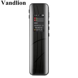 Players V95 Multifunction 32GB 64G Voice Recorder 1536kbps One Key Recording Long Standby Digital MIC Recording MP3 Player for Trainning