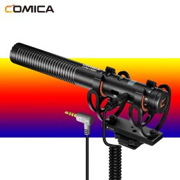 Microphones Comica VM20 On Camera Microphone Super Cardioid Condenser Shotgun Microphone Professional Recording Mic for Canon Nikon Sony