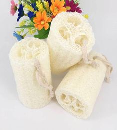 Natural Loofah Bath Body Wash Shower Towel Sponge Scrubber Spa Massage Pad Kitchen Cleaning Tool 20pcs2528431