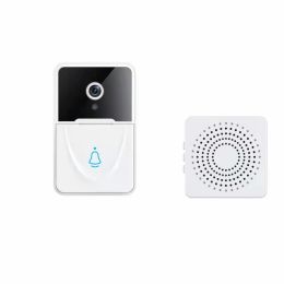 Intercom Wireless Wifi Smart Video Doorbell Highdefinition Video Voice Intercom Infrared Night Vision Wireless Remote Monitoring