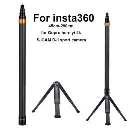 Cameras Invisible Selfie Stick For Insta360 ONE X2 70cm 1.2m 1.5m Carbon Fibre Insta360 ONE X 2 gopro sjcam DJI Accessory