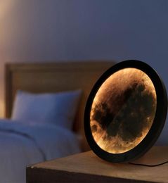 Mirrors Magic Mirror Dressing Led Scifi Novelty Beauty Moon Decorative Fast Delivery Drop9491450