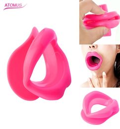 3 Colour Silicone Rubber Face Slimmer Exerciser Lip Trainer Oral Mouth Muscle Tightener Anti Ageing Wrinkle Chin Massager Care8949595