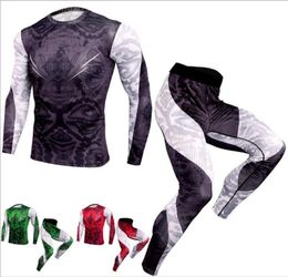 2019 new mens thermal Underwear set Elastic Warm long tshirt Men sportswear breathable thermal Suit underwear sets kit 3xl9382963