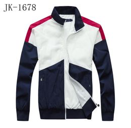 Brand Mens Long Sleeve Jackets men Spring Sport Windbreaker Zipper Running Jacket fashion multiple colour Outdoor sports Coat6995214